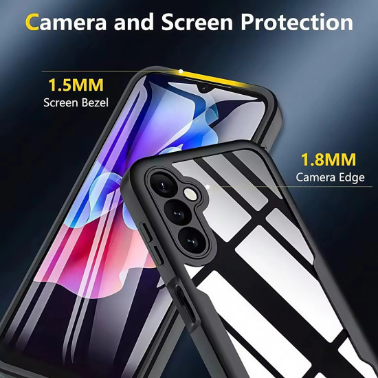 Techsuit ColorVerse 360 Series + Screen Protector Samsung Galaxy S25 FE Black
