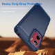 Techsuit Carbon Silicone Motorola Moto G05 / E15 Blue