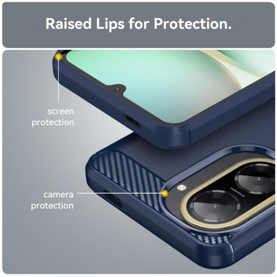 Techsuit Carbon Silicone Xiaomi Redmi A5 4G (Standard) Blue