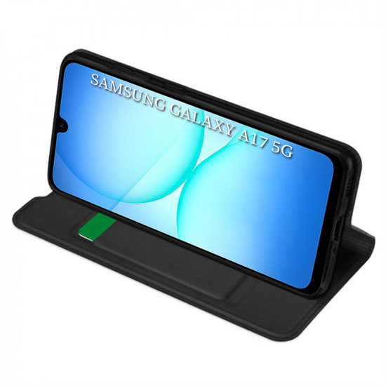 Techsuit Magskin Book Samsung Galaxy A17 5G Black