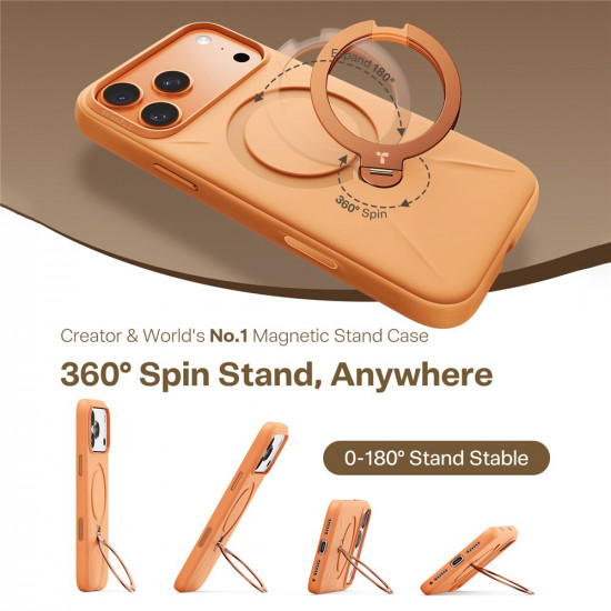 Torras QPRO Silicone Series iPhone 17 Pro Max Orange