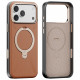 Torras QPRO Leather Series iPhone 17 Pro Max Brown Torras QPRO Leather Series iPhone 17 Pro Max Brown