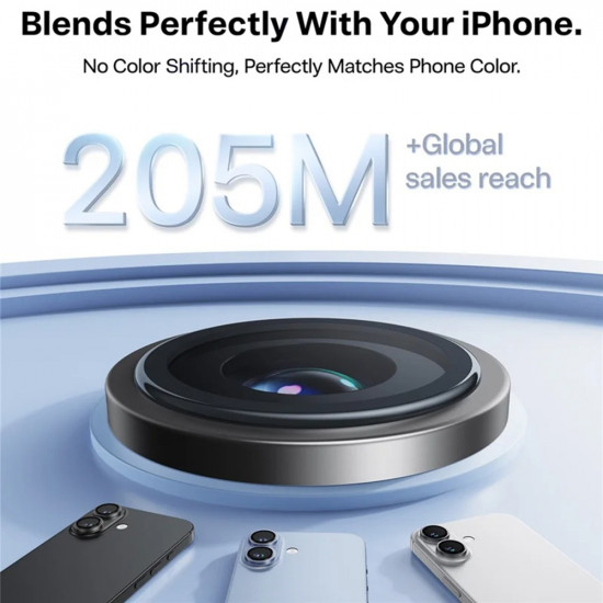 Torras Lensguard Camera Protector iPhone 17 Black