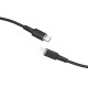 Acefast C2-01 USB-C to Lightning zinc alloy silicone charging data cable black