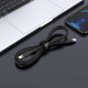 Acefast C2-01 USB-C to Lightning zinc alloy silicone charging data cable black