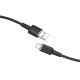 Acefast C2-04 USB-A to USB-C zinc alloy silicone charging data cable black