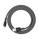 Acefast C2-04 USB-A to USB-C zinc alloy silicone charging data cable black