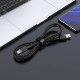 Acefast C2-04 USB-A to USB-C zinc alloy silicone charging data cable black