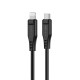 Acefast C3-01 USB-C to Lightning TPE charging data cable black Acefast C3-01 USB-C to Lightning TPE charging data cable black