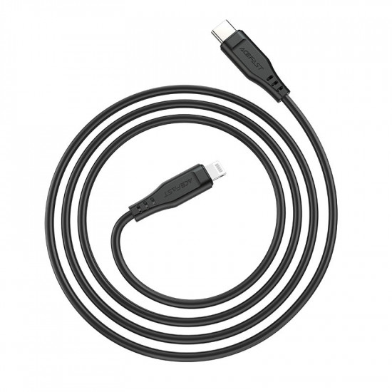Acefast C3-01 USB-C to Lightning TPE charging data cable black Acefast C3-01 USB-C to Lightning TPE charging data cable black