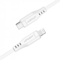 Acefast C3-01 USB-C to Lightning TPE charging data cable white