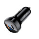 Acefast B4 digital display 66W(USB-C+USB-A) dual port car charger black Acefast B4 digital display 66W(USB-C+USB-A) dual port car charger black
