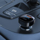 Acefast B4 digital display 66W(USB-C+USB-A) dual port car charger black Acefast B4 digital display 66W(USB-C+USB-A) dual port car charger black