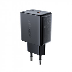 Acefast A1 PD20W single USB-C charger (EU) black Acefast A1 PD20W single USB-C charger (EU) black