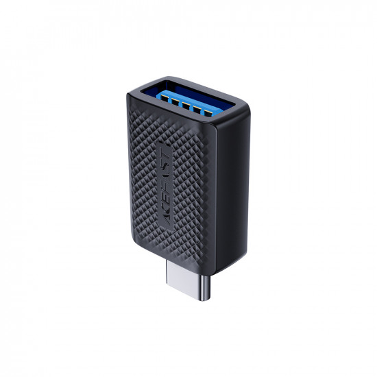 Acefast Adapter (J1) Type C to USB 3.0, 5Gbps, Fast Charging, Data Transmission Black