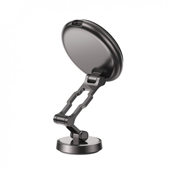 Acefast Car Holder with Wireless Charging (D30) for iPhone, Magnetic Grip, 360Β°, LED Light, for Dashboard, 15W Black