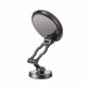 Acefast Car Holder with Wireless Charging (D30) for iPhone, Magnetic Grip, 360Β°, LED Light, for Dashboard, 15W Black