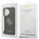 Case Guess Grained Big 4G Classic Logo for iPhone 17 black