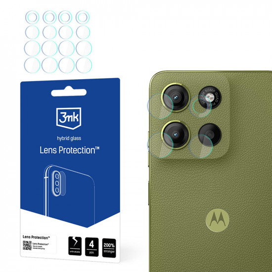 3mk Lens Protection (4 pack) Motorola Moto G15 / G15 Power Clear