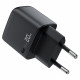 Acefast Wall Charger (A113) with Digital Display, Fast Charging, GaN, Type C, PD20W Black