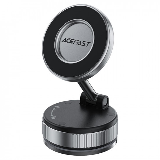 Acefast Car Holder with Wireless Charging (E28) for Dashboard, Strong Magnets, 110mAh Metal Gray