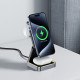 Acefast Charging Station 3in1 (E20) MagSafe for Phone, Earbuds, Apple Watch, 23W, 3A, Foldable Metal Gray