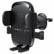 Acefast Car Holder (D56) for Air Vent, 4.7" 6.9" Phones, One Key Lock, Silicone Grip Black