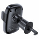 Acefast Car Holder with Wireless Charging (D48) for Air Vent, Magnetic Grip, Self Locking, 15W, 4.7 6.9" Phone Black