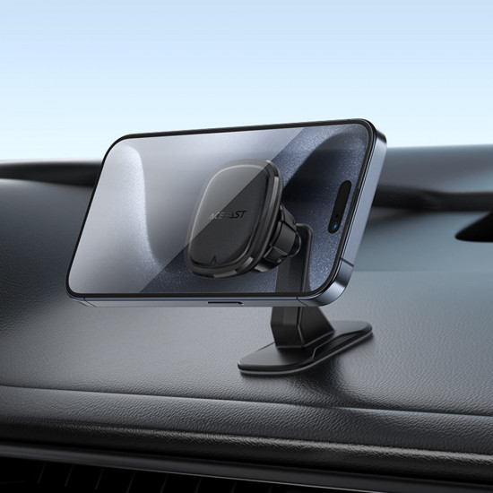 Acefast Car Holder (D35) for Dashboard, Strong Magnetic Grip, Secure Adhesive, Non Slip, Universal Black