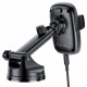Acefast Car Holder with Wireless Charging (D49) for Dashboard, Magnetic Grip, Lock Clip, 15W, for 4.7 6.9" Phones Black