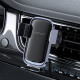 Acefast Car Holder with Wireless Charging (D39) for Air Vent, with Solar Panel, Battery, Automatic Arms, 300mAh Black
