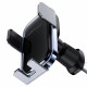 Acefast Car Holder with Wireless Charging (D39) for Air Vent, with Solar Panel, Battery, Automatic Arms, 300mAh Black