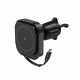Acefast Car Holder with Wireless Charging (D32) for iPhone, MagSafe, Retractable Cable, for Air Vent, USB C, 85cm Black