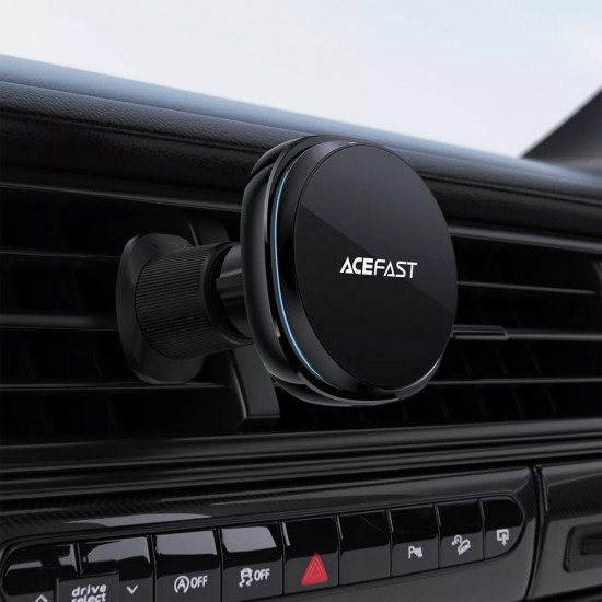 Acefast Car Holder with Wireless Charging (D31) for iPhone, MagSafe, 360° Adjustable, for Air Vent, 12V/2A, 15W Black