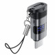 Acefast Adapter (J9) with Digital Display, Type C to USB C, 480Mbps, 20V/5A, Fast Charge, Data Transmission Metal Gray