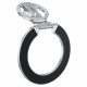 Acefast Phone Ring Holder (E25) MagSafe, Carbon Fiber Pattern, Foldable, 360° Rotating, Strong Magnets Silver