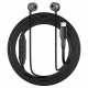 Acefast Wired Earphones (L8) Type C, In ear Design, with Microphone, Control Remote, Flexible, Silicone, 1.2m Gray