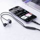 Acefast Wired Earphones (L8) Type C, In ear Design, with Microphone, Control Remote, Flexible, Silicone, 1.2m Gray