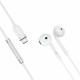 Acefast Wired Earphones (L7) Type C, Half In ear, with HD Microphone, Flexible, 1.2m White