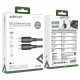 Acefast Data Cable (C17 03) Type C to Type C, Fast Charging, 60W, 3A, Bend Resistant, Soft Silicone, 1.2m Black