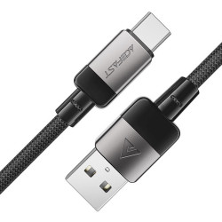 Acefast Data Cable (C9 04) USB to Type C, Fast Charging, 3A, Braided Nylon, 25.000 Bends, 1.2m Black Acefast Data Cable (C9 04) USB to Type C, Fast Charging, 3A, Braided Nylon, 25.000 Bends, 1.2m Black