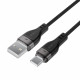 Acefast Data Cable (C11 04) Magnetic Winding, Fast Charging, USB to Type C, 3A, Adjustable Lenght, 1.2m Black