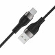 Acefast Data Cable (C11 04) Magnetic Winding, Fast Charging, USB to Type C, 3A, Adjustable Lenght, 1.2m Black