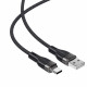 Acefast Data Cable (C11 04) Magnetic Winding, Fast Charging, USB to Type C, 3A, Adjustable Lenght, 1.2m Black