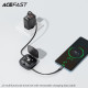 Acefast Data Cable (J3) Travel Set with Retractable Cable 2x USB C, USB, Lightning, Micro USB, TF, 60W, 3A, 0.95m Black