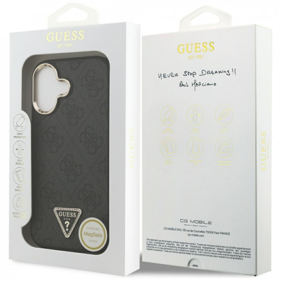 Guess Hardcase 4G Triangle Logo MagSafe (GUHMP17SP4GTDGMK) iPhone 17 Black Guess Hardcase 4G Triangle Logo MagSafe (GUHMP17SP4GTDGMK) iPhone 17 Black
