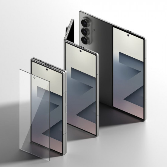 Ringke Cover Display Easy Slide Tempered Glass (2 pack) Samsung Galaxy Z Fold7 Clear