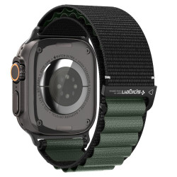 Spigen WBF1 Apple Watch 6 / 7 / 8 / 9 / 10 / SE / SE 2 / Ultra / Ultra 2 (44/45/46/49mm) Black / Green