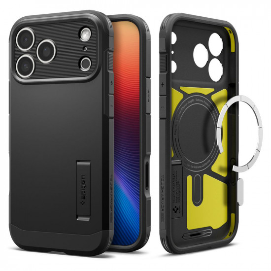 Spigen Tough Armor "T" MagSafe iPhone 17 Pro Black
