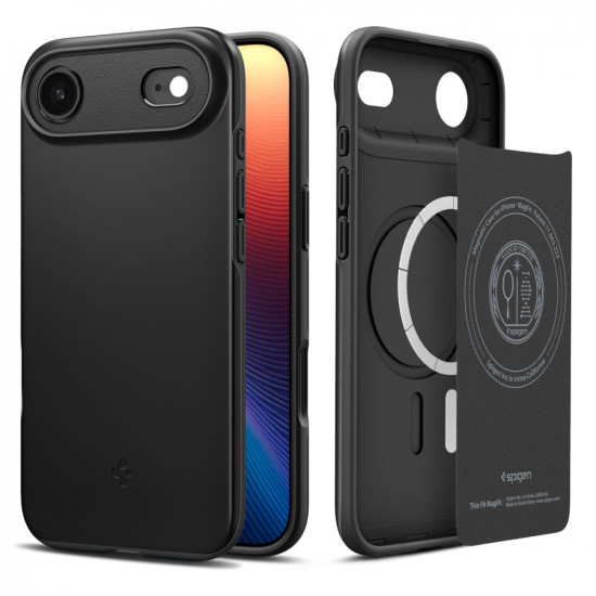Spigen Thin Fit MagSafe iPhone 17 Air Black